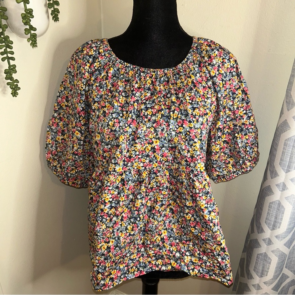 Old Navy Floral Print Top - Multicolor